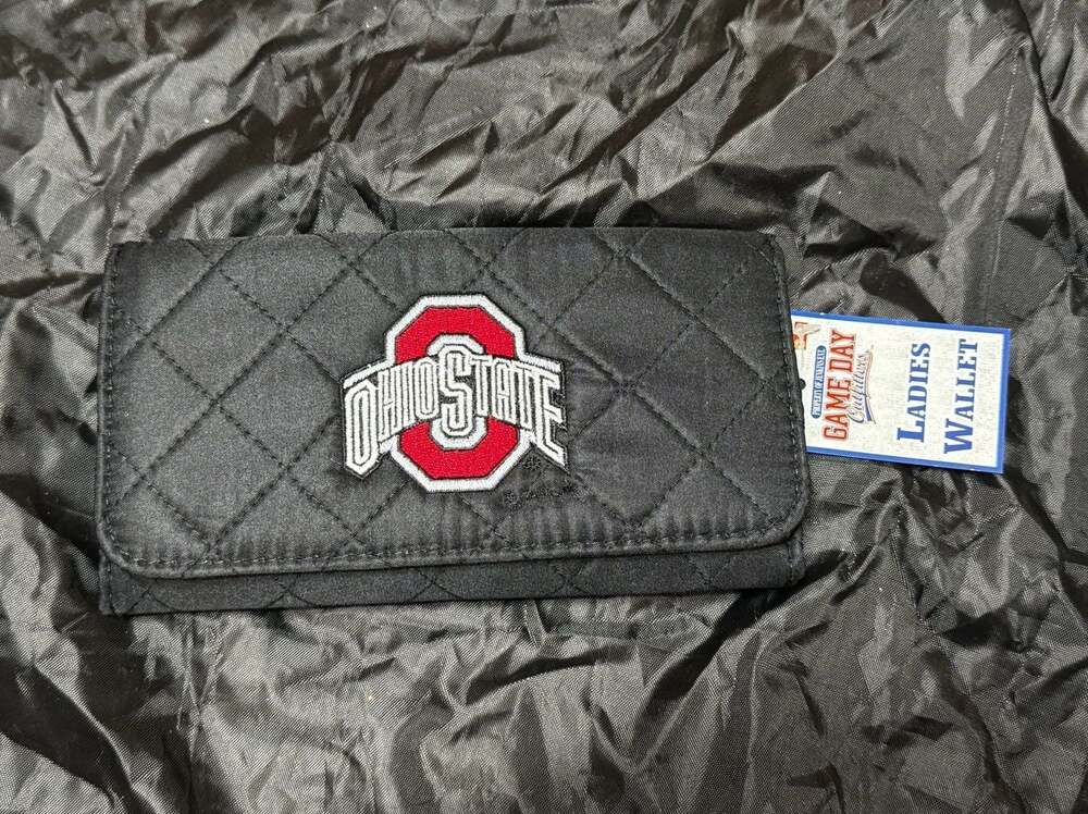 Game Day Outfitters Ohio State Buckeyes Quilted Tri-Fold Ladies Wallet